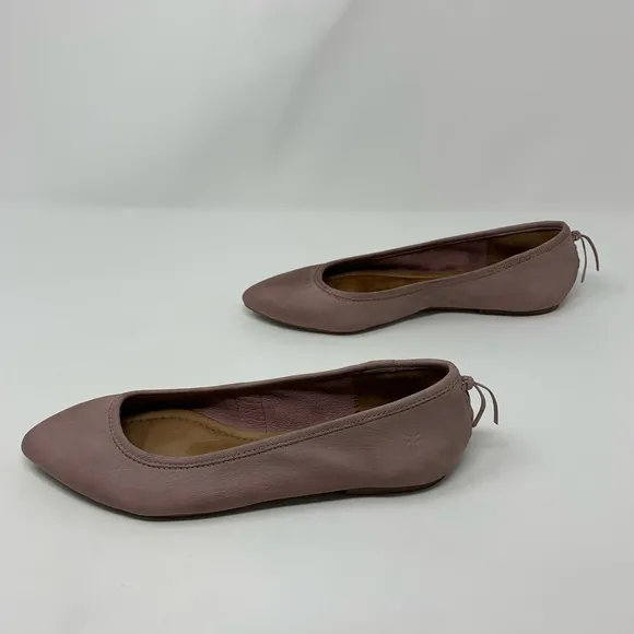 Frye Regina Leather Pointed Ballet Flats Shoes Women 6 1/2