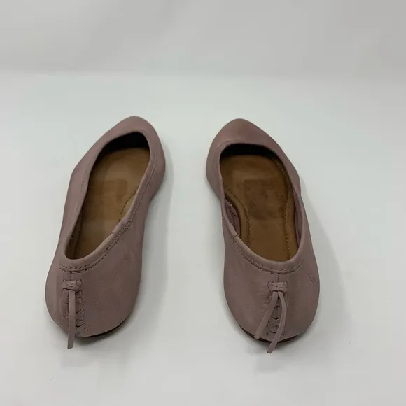 Frye Regina Leather Pointed Ballet Flats Shoes Women 6 1/2