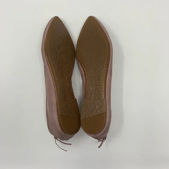 Frye Regina Leather Pointed Ballet Flats Shoes Women 6 1/2