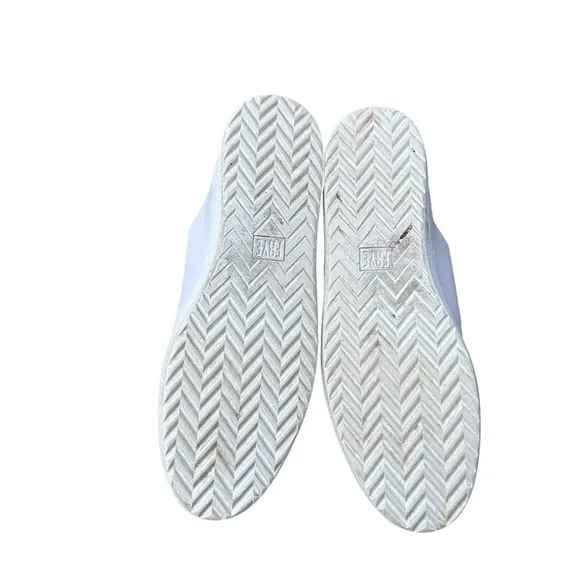 Frye Womens Sneakers White Webster Leather Low Top Sneakers Casual US 11