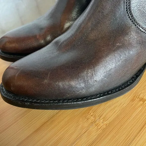 Frye Women’s Diana Brown Leather Chelsea Boots (Size: 7)