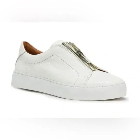 Frye Women's Lena Zipper Leather Platform Size 8