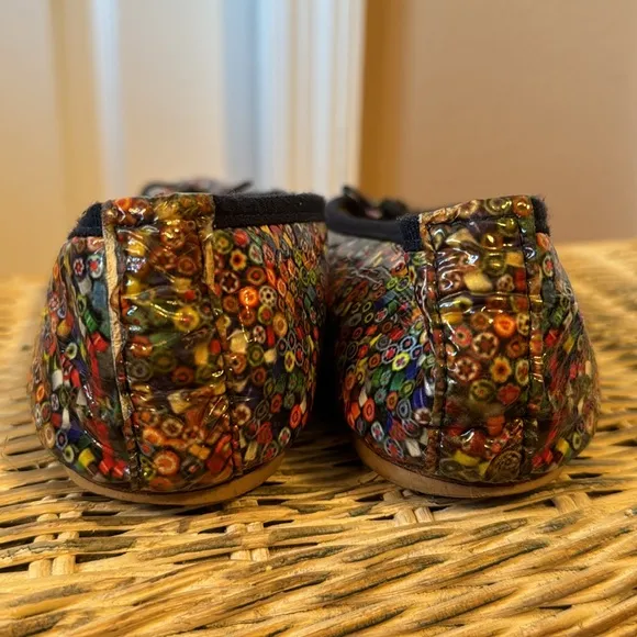 FS/NY French Sole Prints ballet flats multicolor sz 39 made in Italy