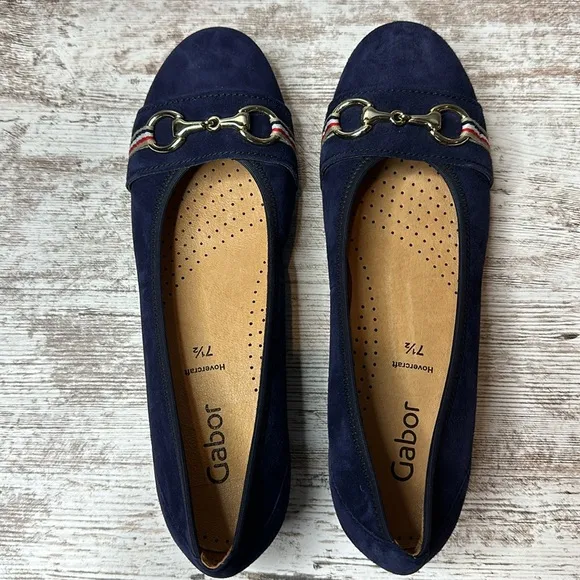 Gabor Ballet flats 44.165.16 Navy blue Women’s sz 7.5