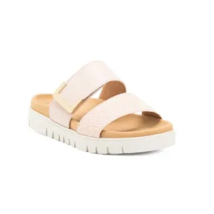 GABOR Rouge Leather Slip On Sandals
