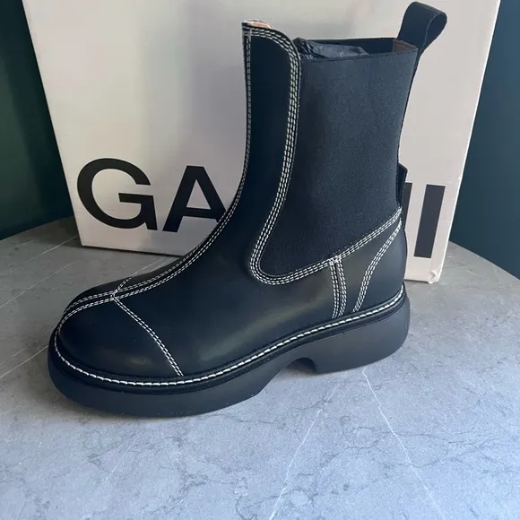 Ganni Everyday Mid Chelsea Boots 37