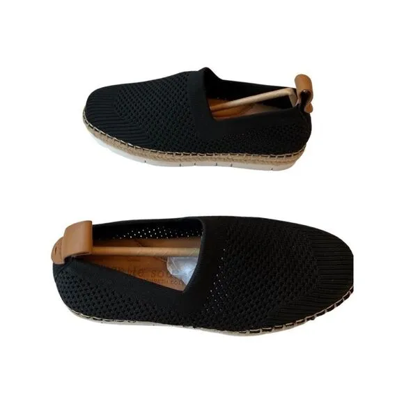 Gentle Souls by Kenneth Cole Lizzy Espadrille Flats- Black- Various Sizes- NIB
