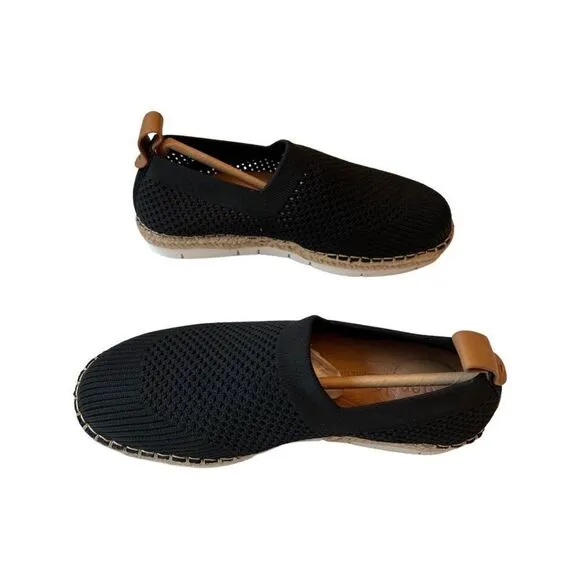 Gentle Souls by Kenneth Cole Lizzy Espadrille Flats- Black- Various Sizes- NIB