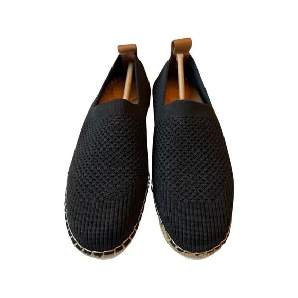 Gentle Souls by Kenneth Cole Lizzy Espadrille Flats- Black- Various Sizes- NIB