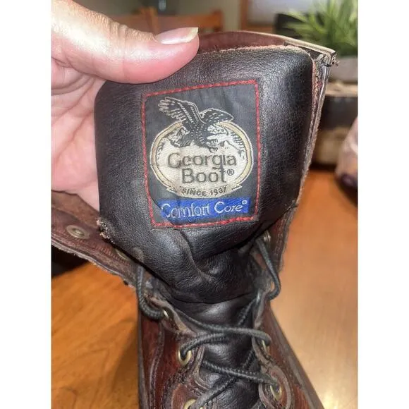 Georgia 8” Carbo-Tec Work Boot Brown Size 9.5W