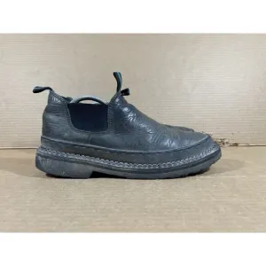 Georgia Giant Romeo Black Leather Work Boots Shoes Chelsea GR270 Mens 11 M