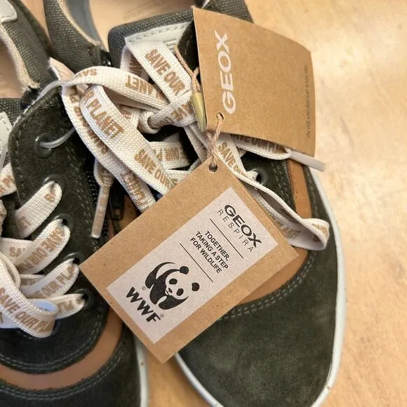 Geox Boys J Kilwi E Low-Top Sneakers Leather Size 34