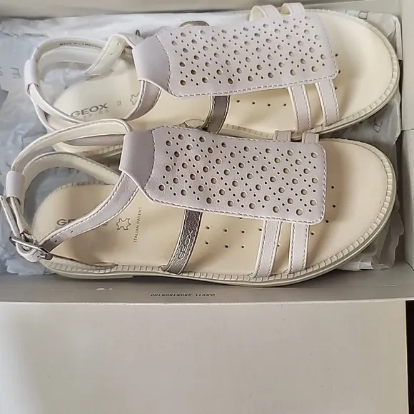 GEOX Kids Girl Sandals Karly J7235F White