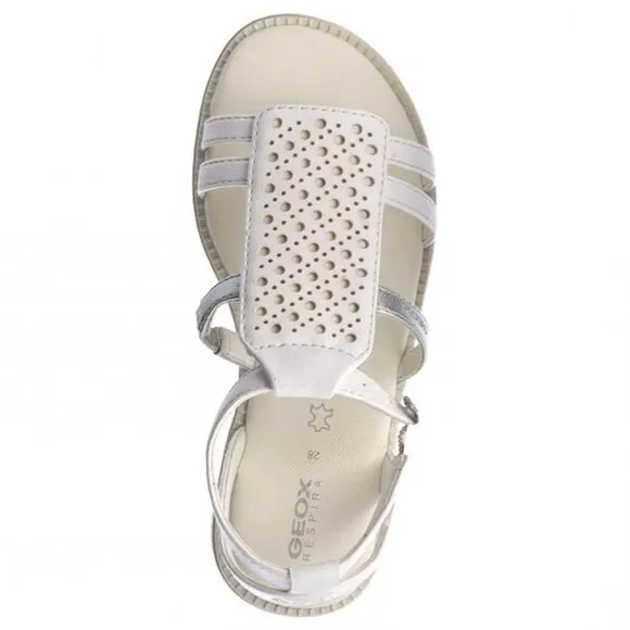 GEOX Kids Girl Sandals Karly J7235F White