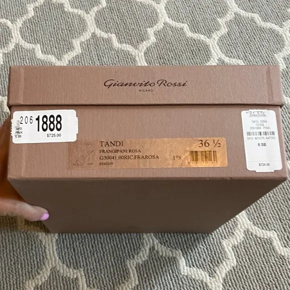 Gianvito Rossi Tandi Floral Sandal 36.5