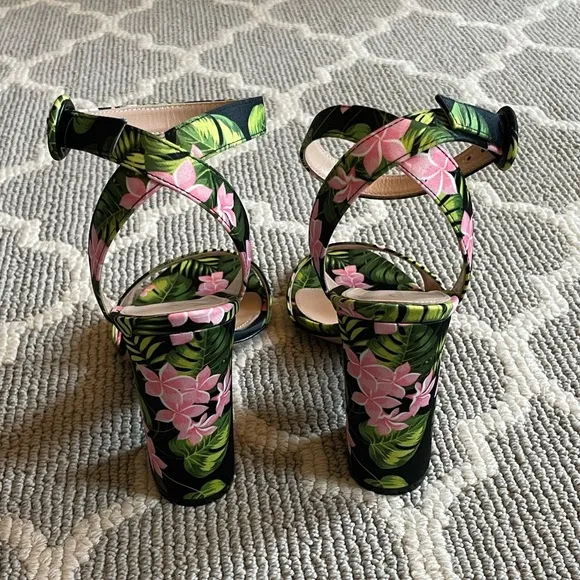 Gianvito Rossi Tandi Floral Sandal 36.5