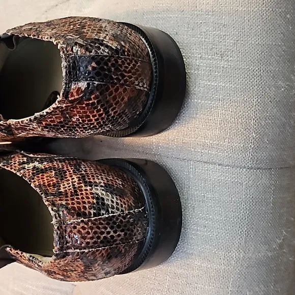Giorgio Brutini Leather Snakeskin Quiet Luxury Italy Driving Men's Loafers Sz 11