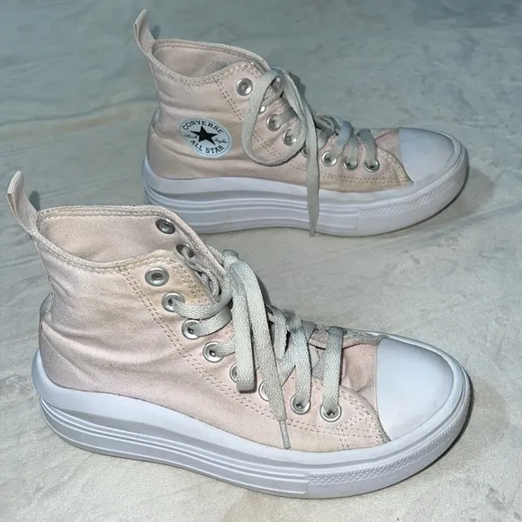 GIRLS' CONVERSE BIG KID CHUCK TAYLOR ALL STAR MOVE‎ HI PLATFORM SNEAKERS