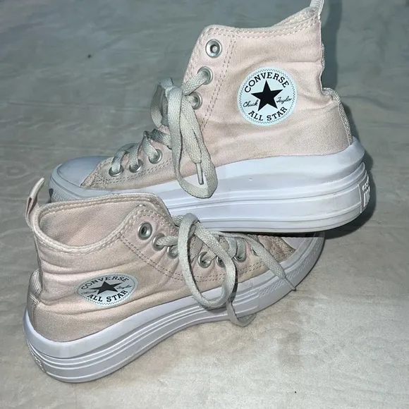 GIRLS' CONVERSE BIG KID CHUCK TAYLOR ALL STAR MOVE‎ HI PLATFORM SNEAKERS