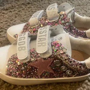Glamorous Pink and White Low-Top Sneakers
