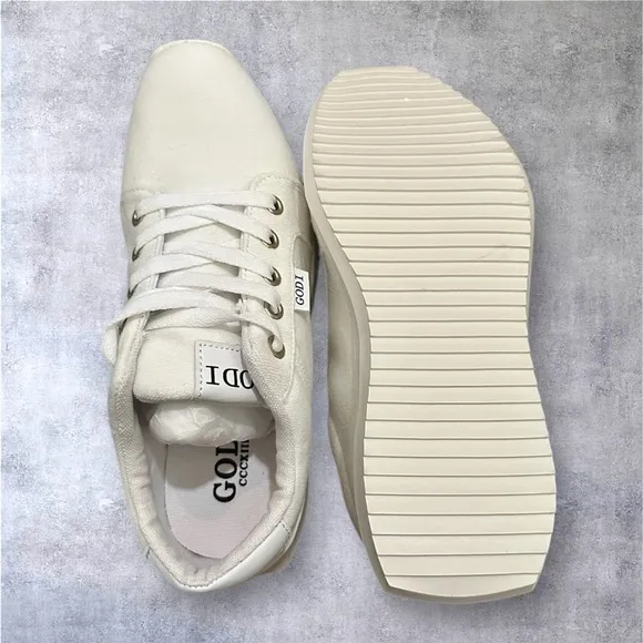GODI CCCXIII Edsel Low Top Sneakers | White |New | Unisex