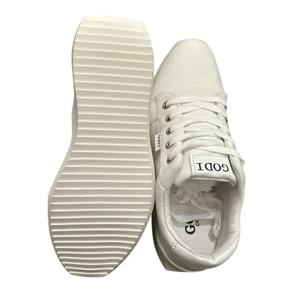 GODI CCCXIII Edsel Low Top Sneakers | White |New | Unisex