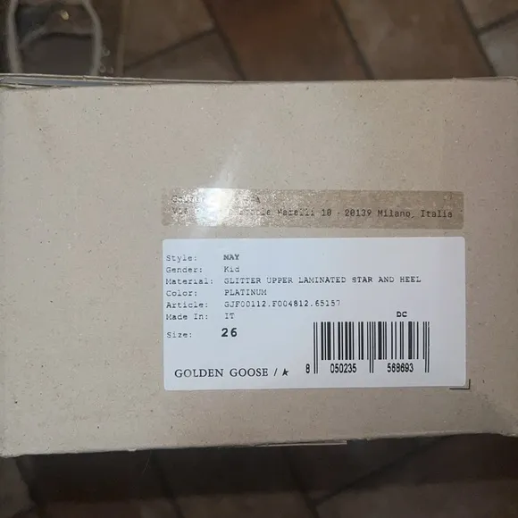 Golden Goose Toddler Kids Sneakers
