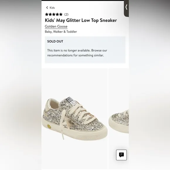 Golden Goose Toddler Kids Sneakers