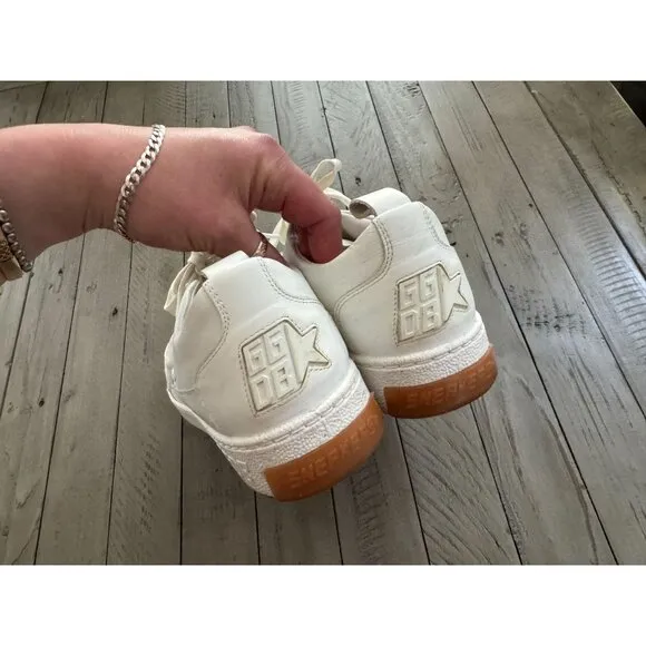 Golden Goose Yeah Low Top Sneakers White Leather Star Size 40 10