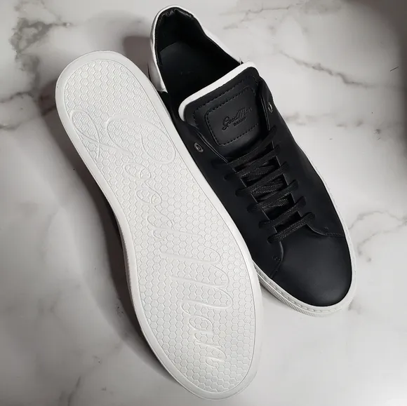 Good Man Brand Black Leather Sneakers Size 11 Low top