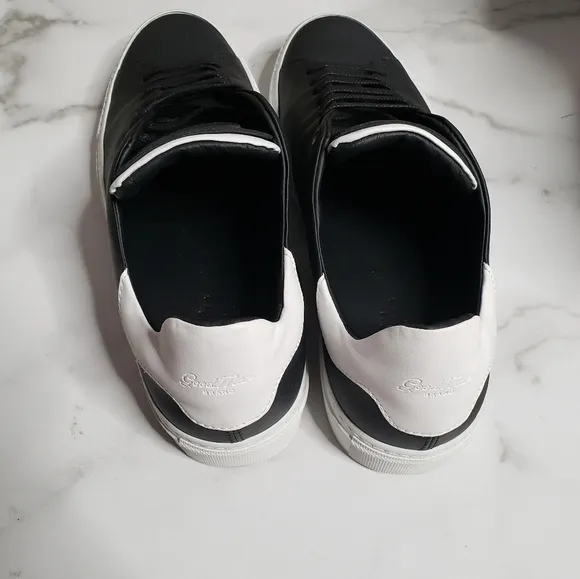 Good Man Brand Black Leather Sneakers Size 11 Low top