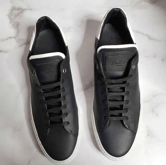 Good Man Brand Black Leather Sneakers Size 11 Low top