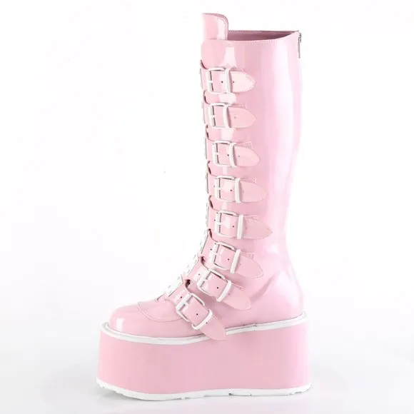 Gothic Platform Knee High Boots