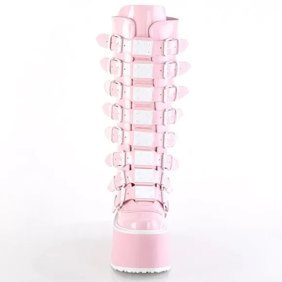 Gothic Platform Knee High Boots