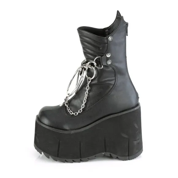 Gothic Platform Screw Combat Boots