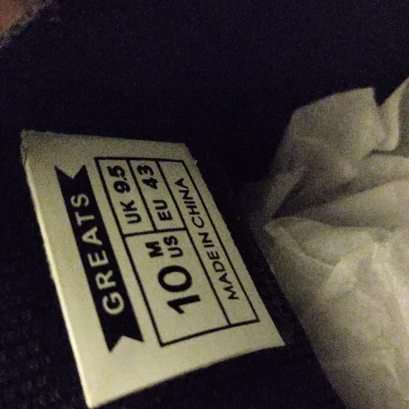 Greats Brooklyn Mens Black Knit Sneakers