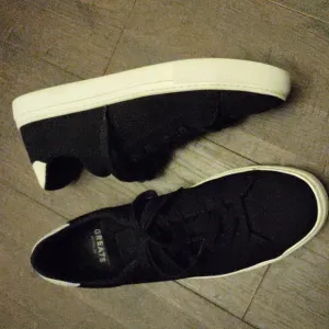 Greats Brooklyn Mens Black Knit Sneakers