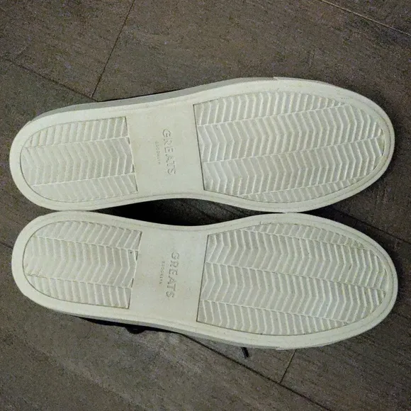 Greats Brooklyn Mens Black Knit Sneakers