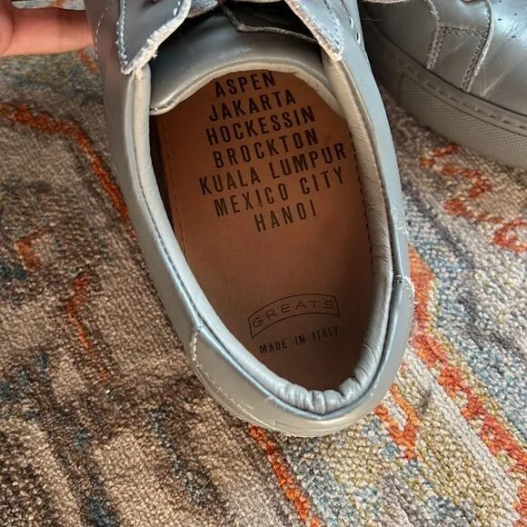 Greats The Royale - Nimbus Gray - Low Top Sneakers - 10