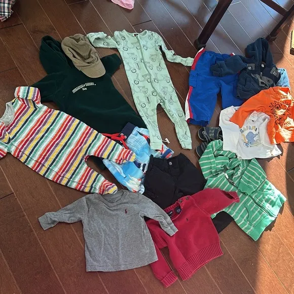 Group of boys 0-3t gap tea collection Ralph Lauren etc