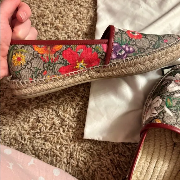 Gucci canvas espadrilles