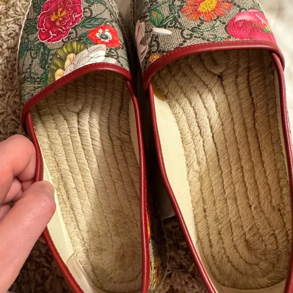Gucci canvas espadrilles