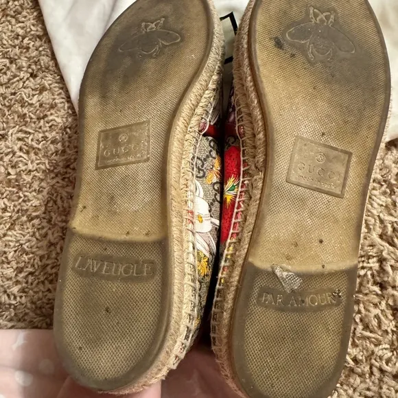 Gucci canvas espadrilles