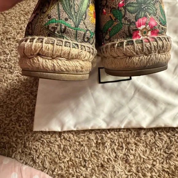 Gucci canvas espadrilles