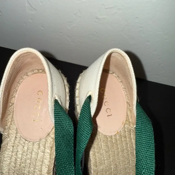 Gucci Espadrille Wedges - Size 38