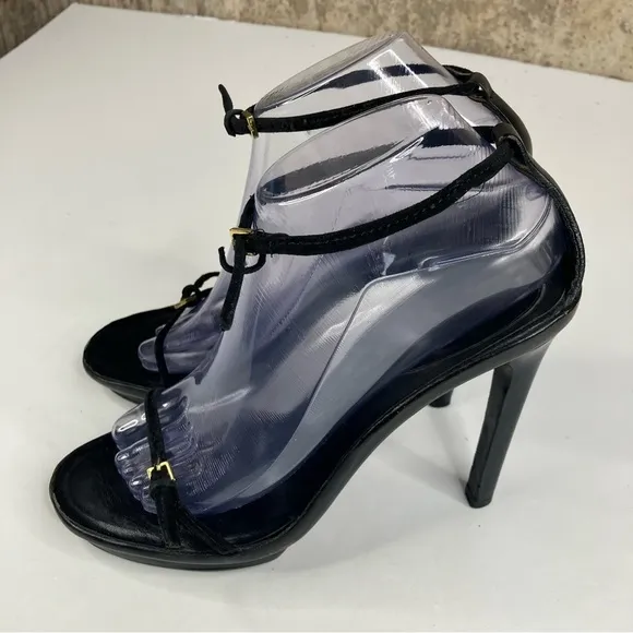 Gucci Thin Strap Heeled Sandals Size 8B