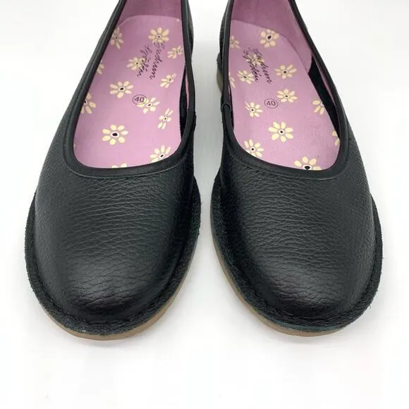 GUDRUN SJODEN Ester Leather Flats Black 40