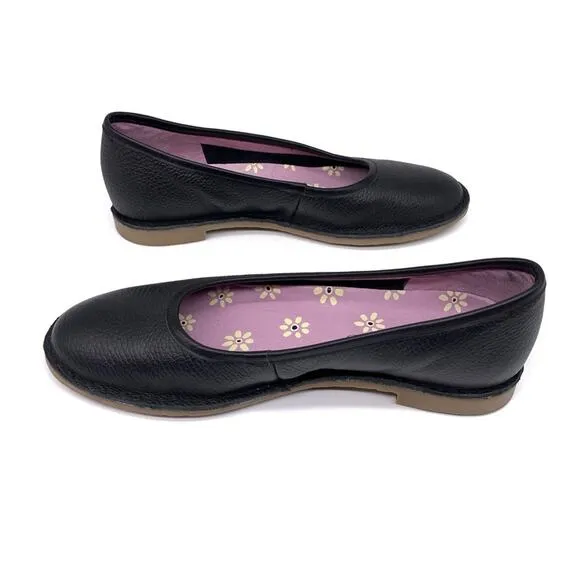 GUDRUN SJODEN Ester Leather Flats Black 40