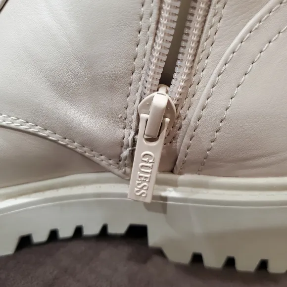 Guess Ivory Combat Boots
