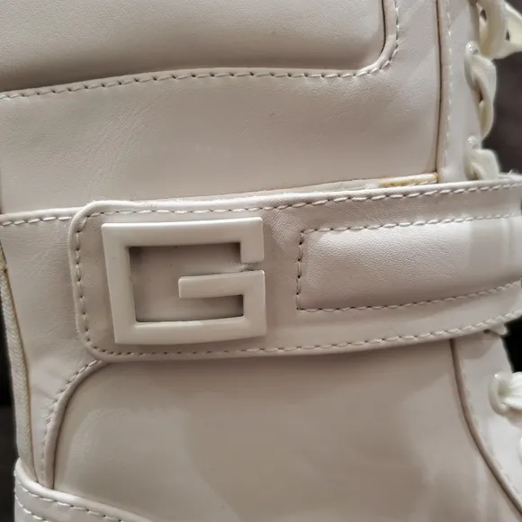 Guess Ivory Combat Boots